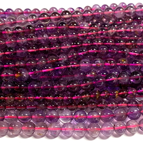 15.5“ Veemake Natural Genuine Auralite Super 23 Crystal Round Loose Gemstone Jewelry Beads Making Necklaces Bracelets 07049