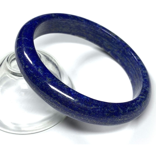 Real Genuine Natural Dark Blue Lapis Lazuli Bangle 61mm 2.4 inch Bangles 08396