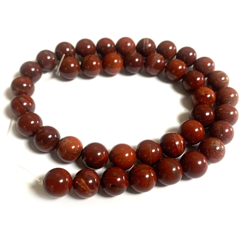 On Sale Natural Genuine Red Jasper Necklaces Bracelets Round Loose Beads 08646-15