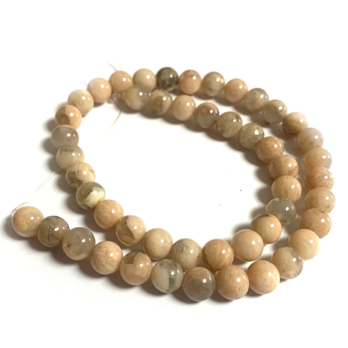 On Sale Natural Genuine Yellow AmazoniteNecklaces Bracelets Round Loose Beads 08646-5