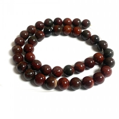 On Sale Natural Genuine Silver Leaf Jasper Necklaces Bracelets Round Loose Beads 08646-14