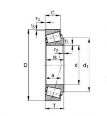 Rolamento de rolos cônicos 332 Series