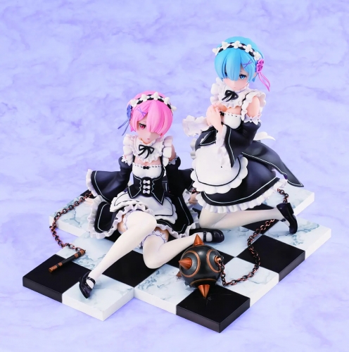 (In Stock)Re:ZERO Starting Life in Another World Set Rem & Ram Figure (Resale)