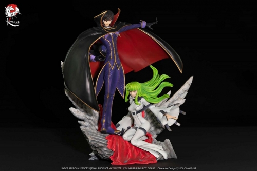 (Pre-order)Lelouch of the Rebellion CODE GEASS Lelouch & C.C. 1/6 Scale Licensed Statue by Kitsune Statue