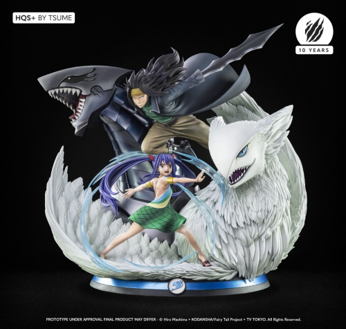 (Sold Out) Gajeel & Wendy Fairy Tail HQS+ 1/4 Scale Statue By Tsume Art