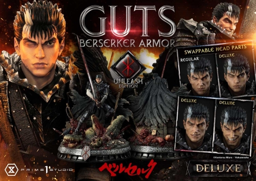 (Released) Deluxe Version Unleash Edition Guts Berserker Armor UPMBR-17DX 1/4 Scale Statue By Prime 1 Studio