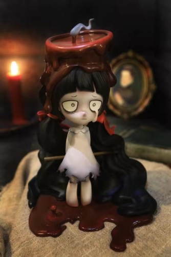 (Pre-order Closed)Candle girl Era Black Version Depressed Island Series 24 cm By LABOLI Studio