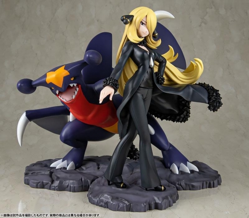 (Sold Out)Kotobukiya ARTFX J "Pokemon" Series Cynthia with Garchomp 1/8 Figure (Single Shipment)