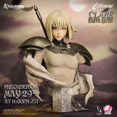 (Exclusive Sale) (Pre-order) Claymore Clare Elite Bust 1/4 Scale Statue By Figurama Collectors