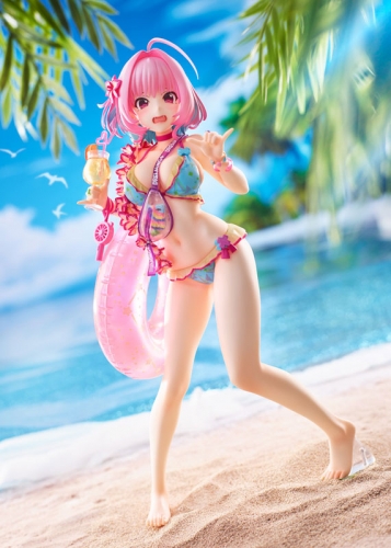 (Pre-order)WAVE DreamTech THE IDOLM@STER Cinderella Girls Swimsuit Commerce Riamu Yumemi 1/7 Figure