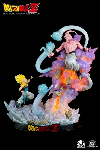 (Pre-order) Dragon Ball Z Gotenks vs Majin Buu 1/6 Scale Statue By Infinity Studio