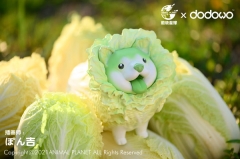 (Sold Out) Cabbage Dog Oyasai Yousei Figure Collection Hakusainu By PonkichiM ぽん吉 x Animal Planet x DODOWO