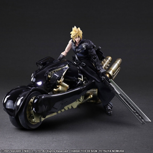 (Pre-order) Square Enix FINAL FANTASY VII ADVENT CHILDREN PLAY ARTS Kai Cloud Strife & Fenrir