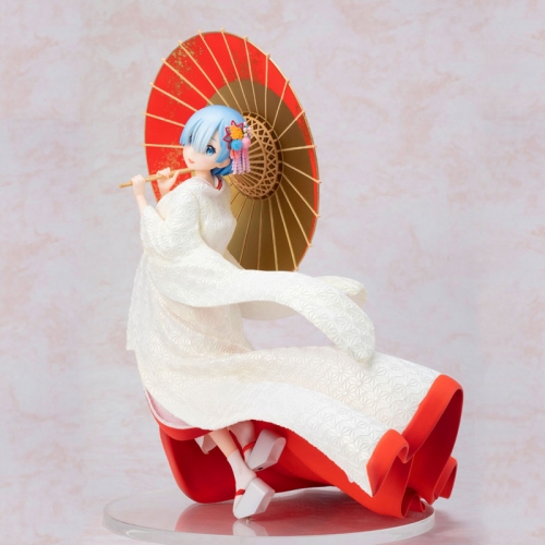 (Pre-order) FuRyu Re:ZERO Starting Life in Another World Rem White Wedding Kimono 1/7 Figure(Rerelease)