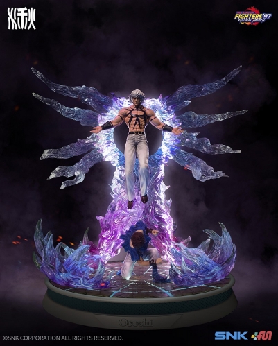 (Pre-order) The King Of Fighters 97 Orochi & Chris SNK Licensed 1/6 Scale Statue By Qianqiu QQC Studio