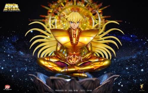 (Pre-order) DX + Special Version Saint Seiya Gold Myth Cloth Virgo Shaka 1/4 Scale Licensed Statue By Soul Wing