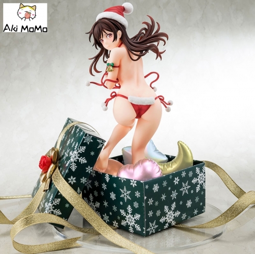 (In Stock) Hakoiri Musume Rent-A-Girlfriend Chizuru Mizuhara Santa Bikini de Fuwamoko Figure 1/6 Figure