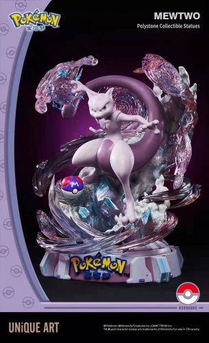 (Pre-order Closed) Mewtwo Pokemon Licensed Statue By Unique Art Studio