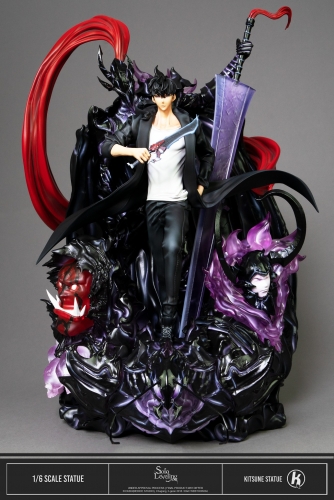 (Released) Solo Leveling Sung’s Shadows Sung Jinwoo 1/6 Scale Licensed Statue By Kitsune Statue
