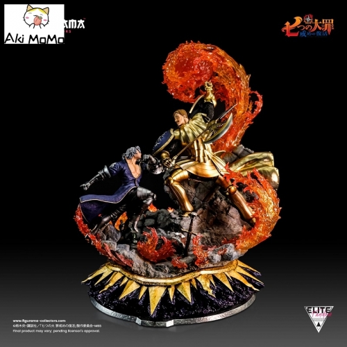 (Released) Escanor VS Estarossa Elite Fandom Statue The Seven Deadly Sins 1/6 80cm Scale Statue By Figurama