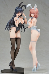 (Pre-order) Ensou Toys Ikomochi Original Character Black Bunny Aoi & White Bunny Natsume 2 Figure Set 1/6 Figure (Bonus)
