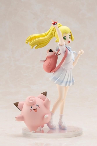 (Sold Out) Kotobukiya Lillie & Pippi Pokemon Center Original Figure Ganba ver. 1/8 Figure