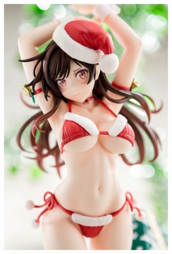 (In Stock) Hakoiri Musume Rent-A-Girlfriend Chizuru Mizuhara Santa Bikini de Fuwamoko Figure 2nd Xmas 1/6 Figure