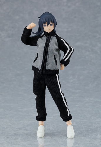 Max Factory figma Female Body (Makoto) with Tracksuit + Tracksuit Skirt Outfit