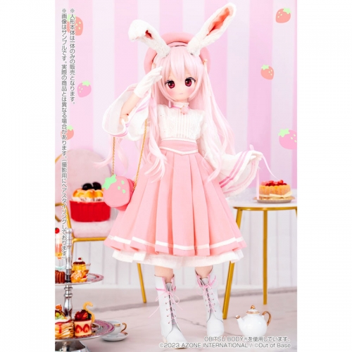 Azone stj x Iris Collect petit Urara -Fluffy strawberry bunny- Strawberry Milk ver. Doll