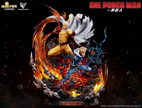 One Punch Man Saitama x Genos 1/6 Scale Statue By TriEagle Studio