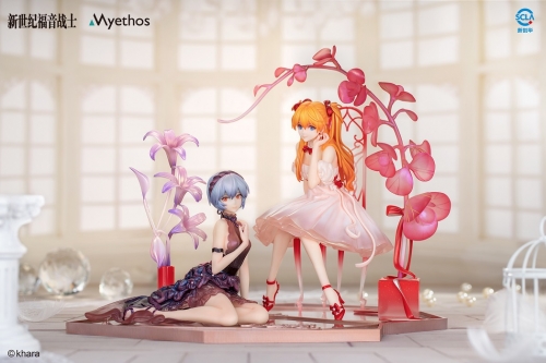 (Back-order) Myethos Rei Ayanami & Asuka Shikinami Langley Whisper of Flower Ver. 1/7 Figure (Bonus)