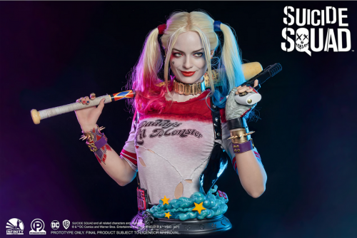 Harley Quinn Life Size Bust 1/1 Licensed Statue By Infinity Studio x Penguin Toys