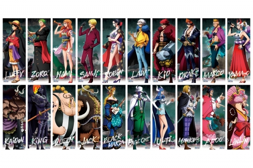 One Piece Character Poster Collection Wano Country Ver. Set of 20