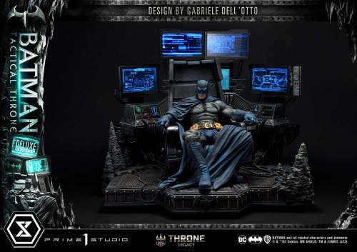 Prime 1 Studio Batman Series Batman Tactical Throne Deluxe Bonus Version 1/4 Scale Statue TLCDC-01DXS