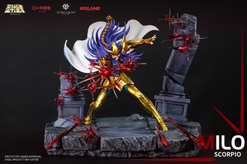 Saint Seiya Scorpio Milo 1/6 Licensed Statue By Zodiakos Studio