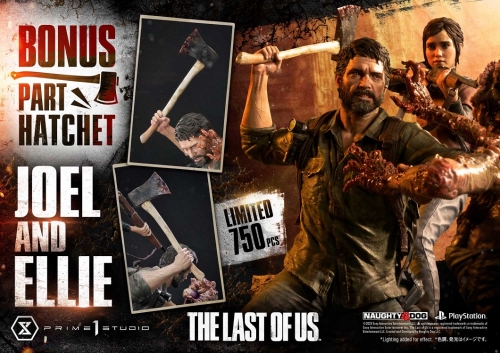Prime 1 Studio The Last of Us Part1 Joel & Ellie Deluxe Bonus Version 1/3 Statue UPMTLOU-03DXS