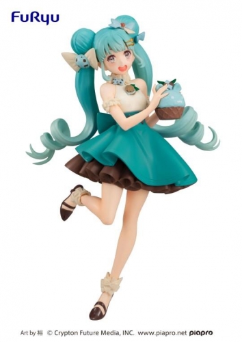 FuRyu Hatsune Miku Sweet Sweets Figure Hatsune Miku, Chocolate Mint Figure (Reissue)