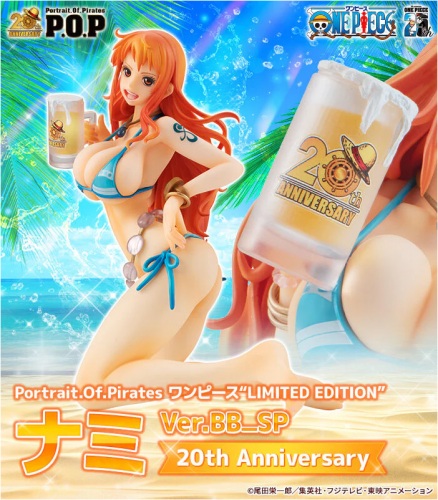 MegaHouse Portrait.Of.Pirates: ONE PIECE LIMITED EDITION Nami Ver.BB_SP 20th Anniversary