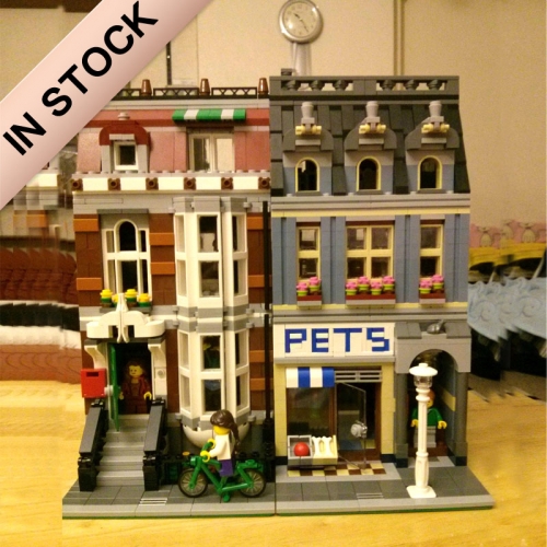 Creator Expert Street View 180065 Pet Shop 2126Pcs Moc Model Modular Building Blocks Bricks Toys 10218 15009 30015 84009 LJ99006