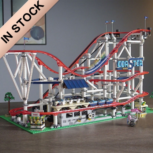 Creator Expert Roller Coaster 4619pcs Moc Model Modular Building Blocks Bricks Toys 15039 10261 84028 1125 180068