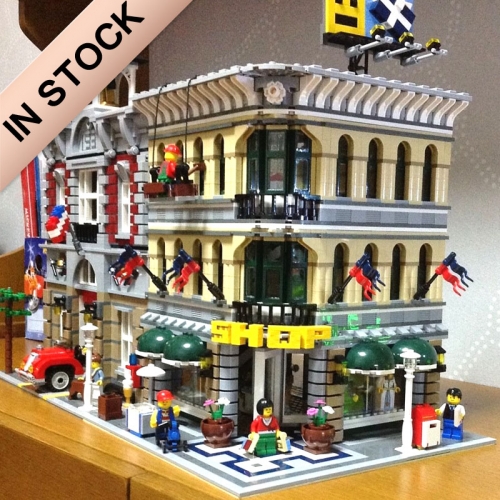 Creator Expert Street View 180061 Grand Emporium 2232Pcs Moc Model Modular Building Blocks Bricks Toys 10211 15005 30004 84005 99010