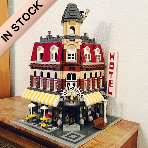 Creator Expert Street View Cafe Corner 180058 2133Pcs Moc Model Modular Building Blocks Bricks Toys 10182 15002 30012 84002 LJ99014 10001 20008