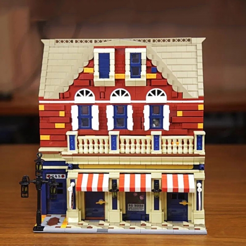 Creator Expert Street View Post Office DG2002 3250Pcs Moc Model Modular Building Blocks Bricks Toys