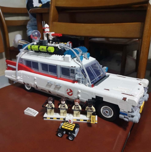 Ideas Movies Ghostbusters ECTO-1 81018 2868Pcs Moc Model Modular Building Blocks Bricks Toys Compatible 10274 81002 50016