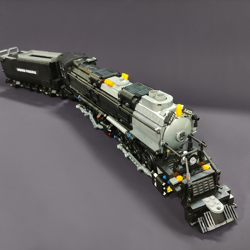 Jiestar Technic The Bigboy Steam Locomotive Train 1608Pcs Moc Model Modular Building Blocks Bricks Toys 59005