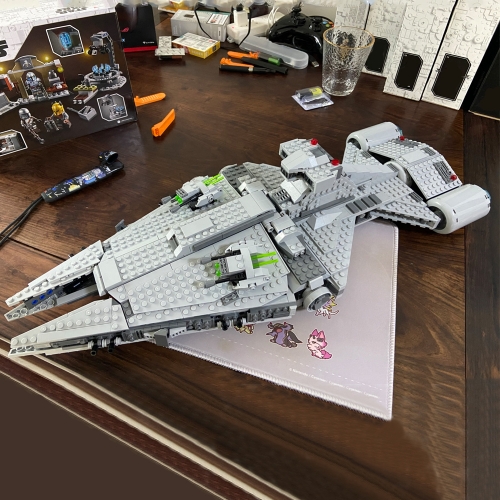 King Star Wars Imperial Light Cruiser 1336Pcs Moc Model Modular Building Blocks Bricks Toys 75315 89006