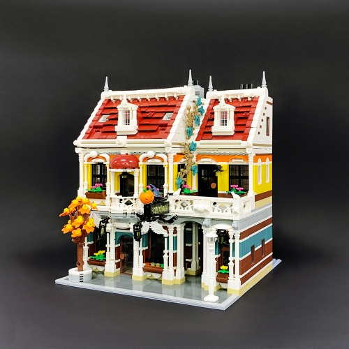 Jiestar Creator Expert Street View Clothing Store 3065Pcs Moc Model Modular Building Blocks Bricks Toys 89131