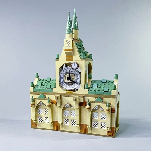 King Harry Potter Hogwarts Hospital Wing 510Pcs Moc Model Modular Building Blocks Bricks Toys 76398 99098