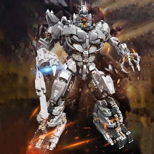Tuole Transformers Decepticon Megatron Robot 4052Pcs Moc Model Modular Building Blocks Bricks Toys TL6012