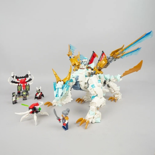 Ninjago Zane's Ice Dragon Creature 973Pcs With 5 Figures Moc Model Modular Building Blocks Bricks Toys 71786 11158 7106
